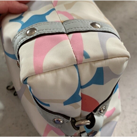 Coach Carly Signature Optic Shoulder Bag - Picture 9 of 16